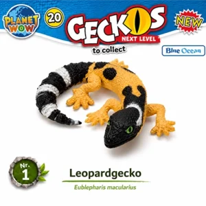 PLANET WOW Geckos Next Level Leopardgecko Nr. 1 BIG mit Farbwechsel und Glow in the Dark