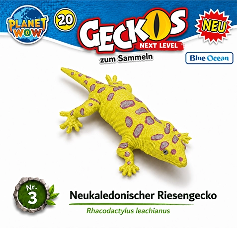 Neukaledonischer Riesengecko Nr. 3 im tropischen Wildnisdesign