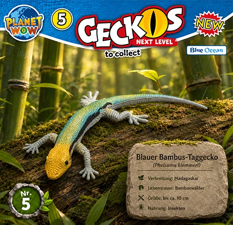 Blauer Bambus-Taggecko Nr. 5 Produktansicht