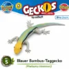 PLANET WOW Geckos Next Level Blauer Bambus-Taggecko Nr. 5 mit Metallic-Effekt