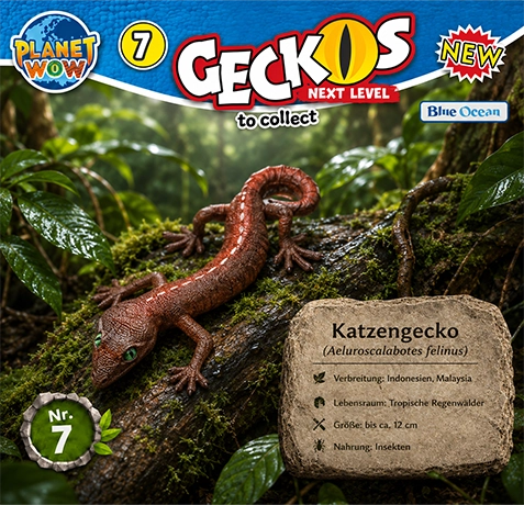 Katzengecko Nr. 7 Produktansicht