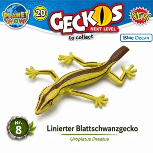 Gestreifter Blattschwanzgecko Nr. 8 Special Shape