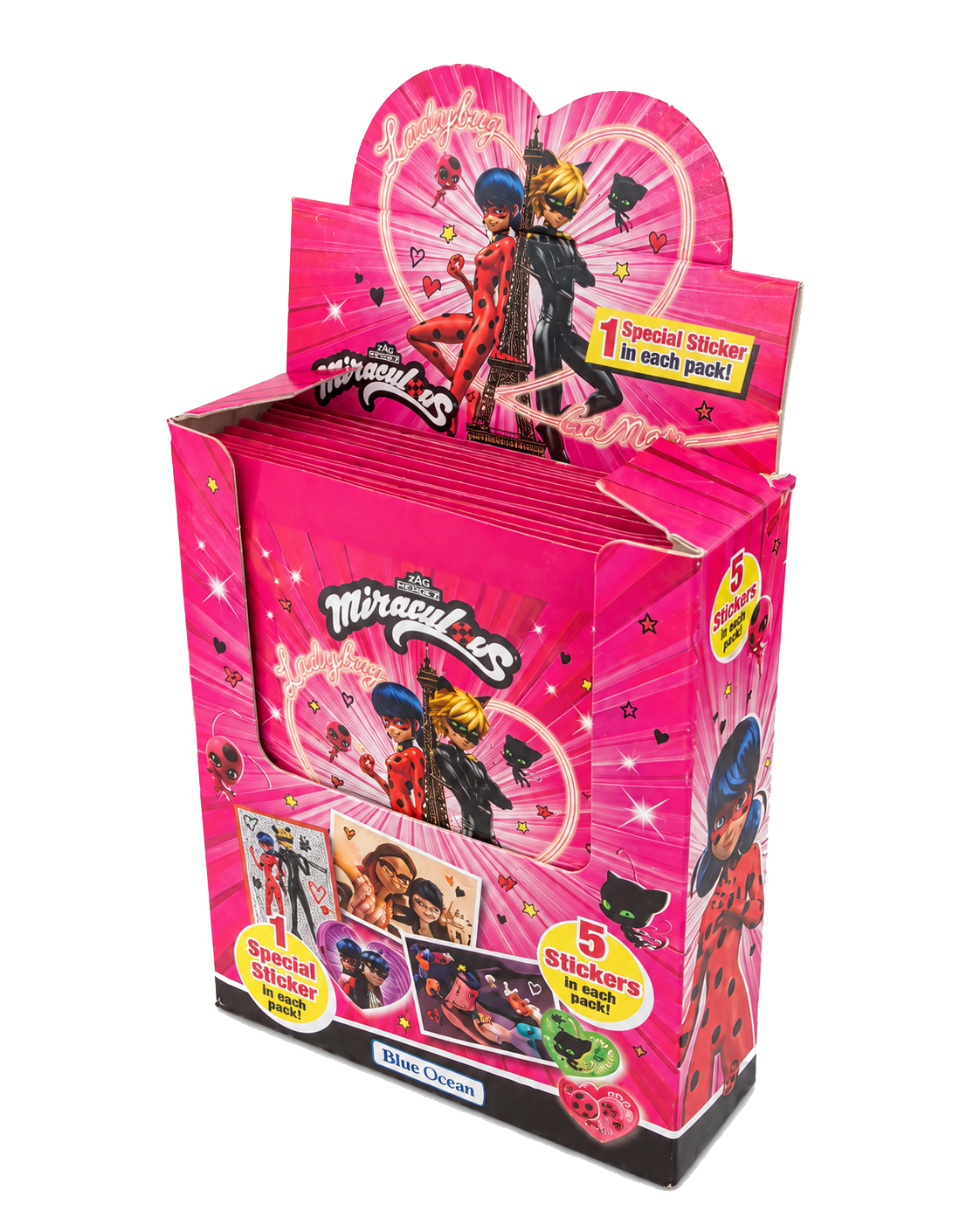 Miraculous Friends Forever Sticker Display
