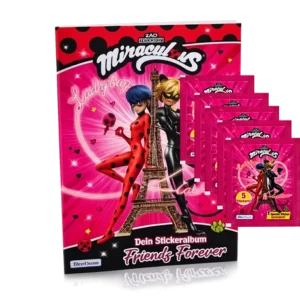 Blue Ocean Miraculous Ladybug Friends Forever Stickeralbum und 5 Stickertüten