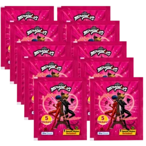 Blue Ocean Miraculous Ladybug Friends Forever 10 Stickertüten mit 50 Stickern