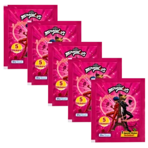 Miraculous Ladybug 5 Stickertüten mit 25 Stickern