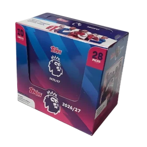 Topps Premier League Flagship Display 2026 mit 28 Boostern
