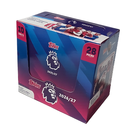 Topps Premier League Flagship Display 2026 mit 28 Boostern