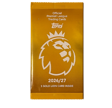 Golden-Lion-Pack aus dem Topps Premier League Flagship Starterpack 2026/27