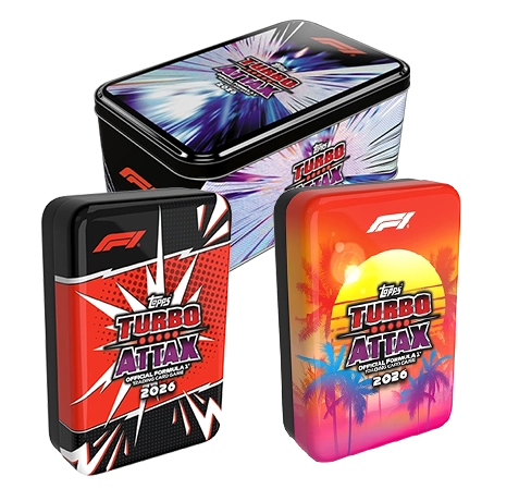 Topps Turbo Attax 2026 Bundle mit allen 3 Tins und 168 Cards