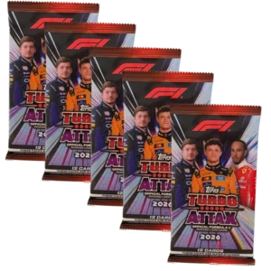 Topps Turbo Attax 2026 5 Booster Bundle mit 30 Trading Cards