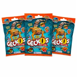 PLANET WOW Geckos Next Level 3er-Set mit drei Überraschungstüten