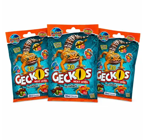 PLANET WOW Geckos Next Level 3 Überraschungstüten