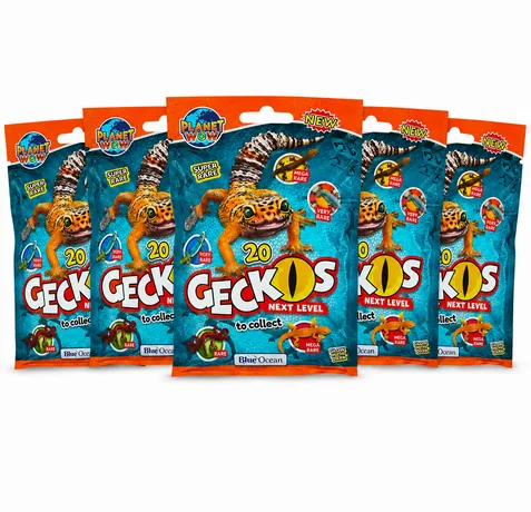 PLANET WOW Geckos Next Level 5 Überraschungstüten