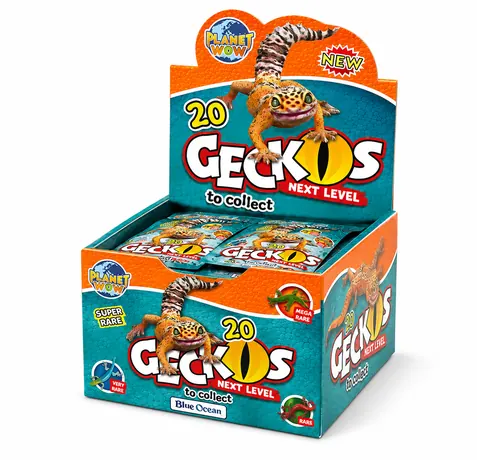Geckos Next Level Checkliste 2026 mit allen 20 Sammelfiguren