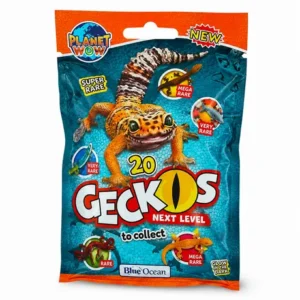 Blue Ocean PLANET WOW Geckos Next Level Einzeltüte mit zufälliger Sammelfigur