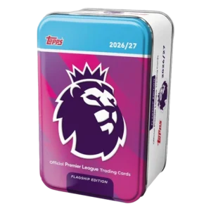 Topps Premier League Flagship Super Tin 3 2026 mit 50 Trading Cards