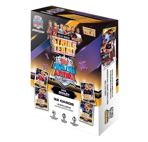 Topps Match Attax Champions League 2026/27 Booster Tin Strike Team mit 36 Karten