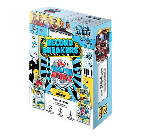 Topps Match Attax Champions League 2026/27 Mega Tin Record Breakers mit 52 Karten