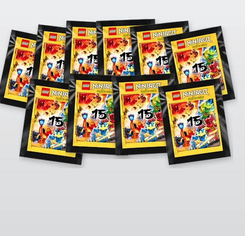 LEGO Ninjago Dragons Rising Sticker 2026 – 10 Stickertüten | 50 Sticker