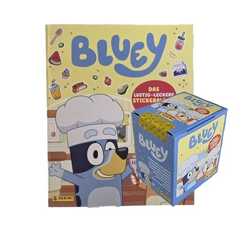 Panini Bluey Sticker Serie 3 Stickeralbum und Display Funny Yummy 2026