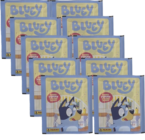 Panini Bluey Sticker Serie 3 10 Stickertüten Funny Yummy 2026