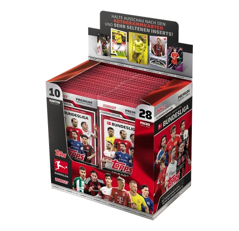 Topps Flagship Bundesliga 2026/27 Booster Display mit 28 Packs
