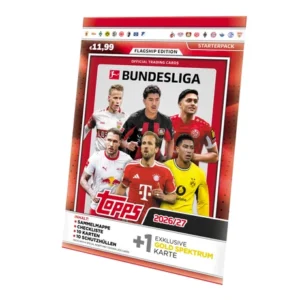 Topps Flagship Bundesliga 2026/27 Starter Pack mit Sammelmappe Booster und Gold Spektrum