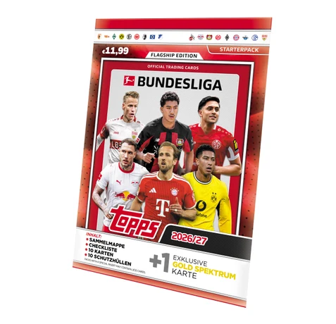 Topps Flagship Bundesliga 2026/27 Starter Pack mit Sammelmappe
