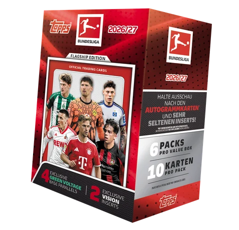 Topps Flagship Bundesliga 2026/27 Value Box – Originalmotiv