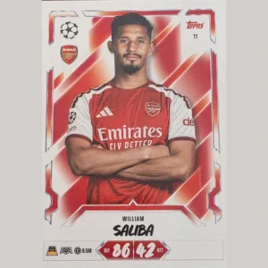 Topps Match Attax Champions League 2026/27 Nr. 11 – William Saliba