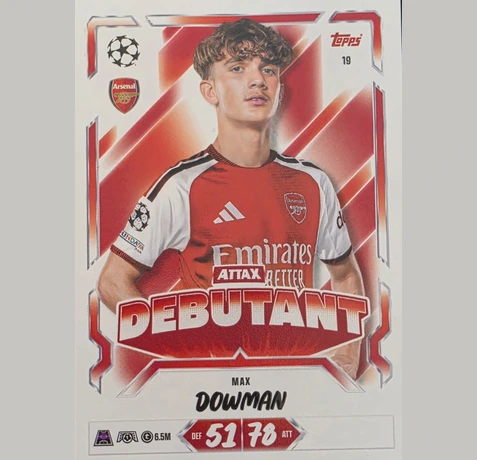 Topps Match Attax 2026/27 Attax Debutants – Max Dowman