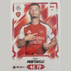 Topps Match Attax Champions League 2026/27 Nr. 20 – Gabriel Martinelli