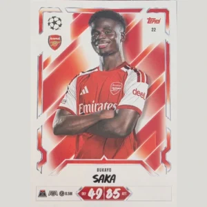 Topps Match Attax Champions League 2026/27 Nr. 22 – Bukayo Saka
