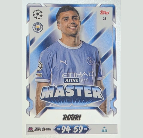 Topps Match Attax 2026/27 Attax Master – Rodri