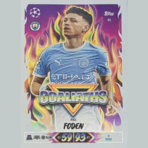Topps Match Attax Champions League 2026/27 Nr. 43 – Phil Foden – Goaliaths