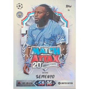 Topps Match Attax Champions League 2026/27 Nr. 45 – Antoine Semenyo – 20th Anniversary Limited Edition