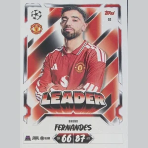 Topps Match Attax Champions League 2026/27 Nr. 52 – Bruno Fernandes – Leader