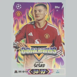 Topps Match Attax Champions League 2026/27 Nr. 61 – Benjamin Šeško – Goaliaths