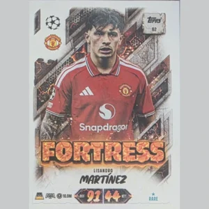 Topps Match Attax Champions League 2026/27 Nr. 62 – Lisandro Martínez – Fortress