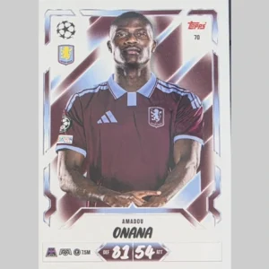 Topps Match Attax Champions League 2026/27 Nr. 70 – Amadou Onana
