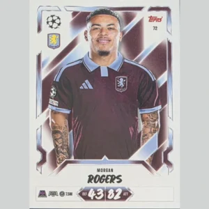 Topps Match Attax Champions League 2026/27 Nr. 72 – Morgan Rogers – Leader