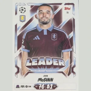 Topps Match Attax Champions League 2026/27 Nr. 73 – John McGinn