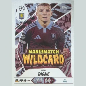 Topps Match Attax Champions League 2026/27 Nr. 77 – Lucas Digne – Man of the Match Wildcard