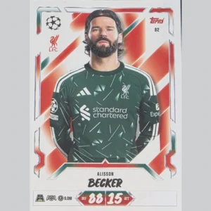 Topps Match Attax Champions League 2026/27 Nr. 82 – Alisson Becker