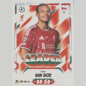 Topps Match Attax Champions League 2026/27 Nr. 83 – Virgil van Dijk – Leader