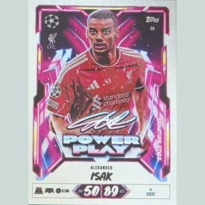 Topps Match Attax Champions League 2026/27 Nr. 96 – Alexander Isak – Power Play Signature Style