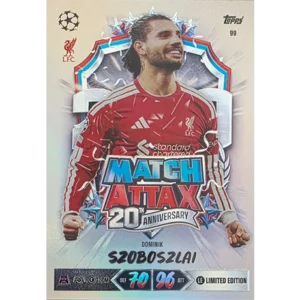 Topps Match Attax Champions League 2026/27 Nr. 99 – Dominik Szoboszlai – 20th Anniversary Limited Edition