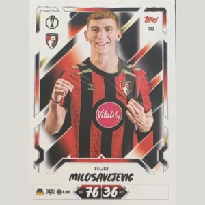 Topps Match Attax Champions League 2026/27 Nr. 103 – Veljko Milosavljević