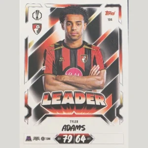 Topps Match Attax Champions League 2026/27 Nr. 104 – Tyler Adams – Leader